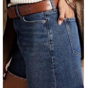 BR 27 Premium Denim Girlfriend Stretch Sie Frayed Hem Distressed Shorts